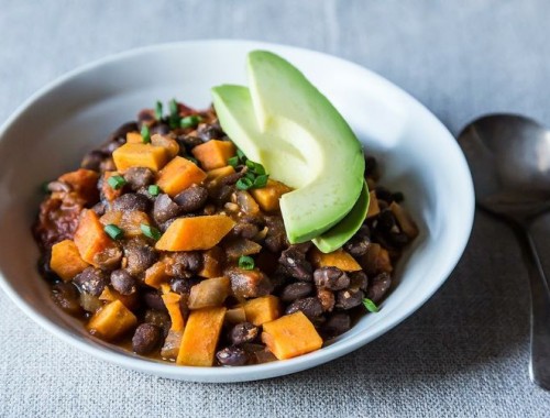 Sweet Potato Black Bean Chili