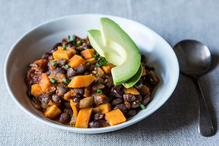 Sweet Potato Black Bean Chili